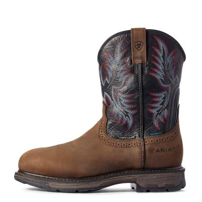 Ariat WorkHog - Werkschoenen Bruin / Chocola Heren - 25797-695